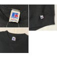 画像2: 90'ｓ【USA製】【RUSSELL】ラッセル 【ビンテージ】黒【無地】【クルーネック】前V スウェット【サイズL】<br> (2)