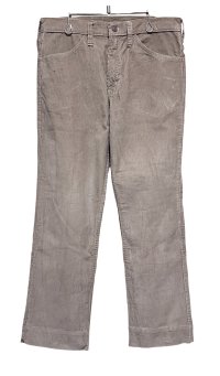 ~80's【USA製】ビンテージ SCOVILL【ベージュ】ブーツカットパンツ【コーデュロイパンツ】【32×35】 