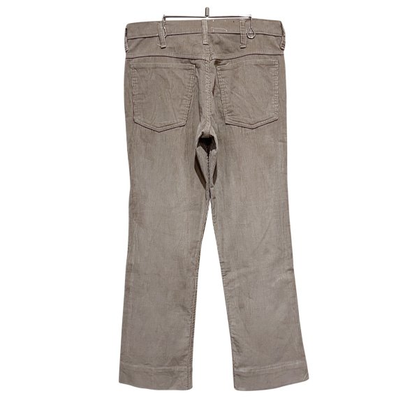 画像3: ~80's【USA製】ビンテージ SCOVILL【ベージュ】ブーツカットパンツ【コーデュロイパンツ】【32×35】 