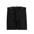 画像4: 90's【USA製】【ビンテージ】【LEVI'S】【リーバイス５０５】505【黒】【デニムパンツ】ブラックデニム【34×34】<br> (4)