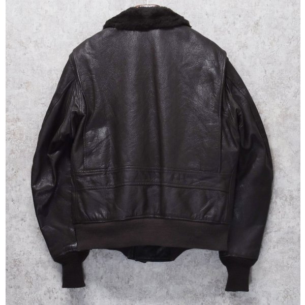 画像3: 70's【米軍実物】【ビンテージ】【U.S.NAVY】BRILL BROS製【G-1 MIL-J-7823D】【フライトジャケット】【US44】 