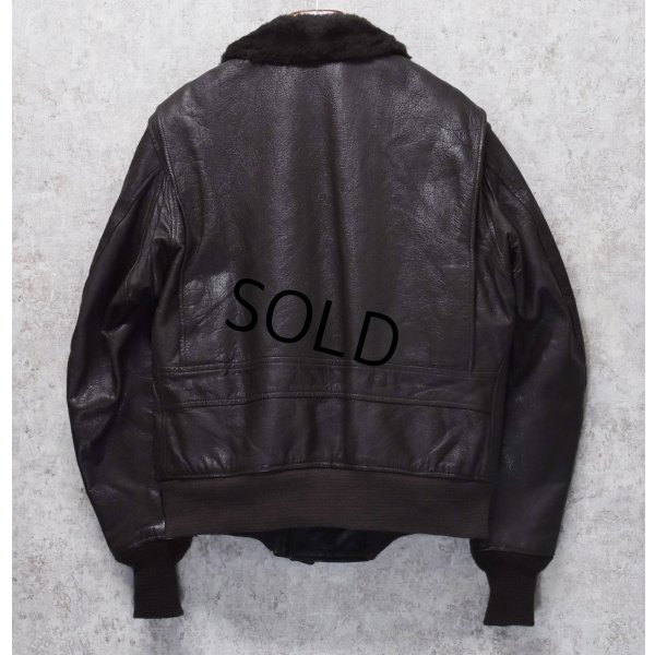 画像3: 70's【米軍実物】【ビンテージ】【U.S.NAVY】BRILL BROS製【G-1 MIL-J-7823D】【フライトジャケット】【US44】 