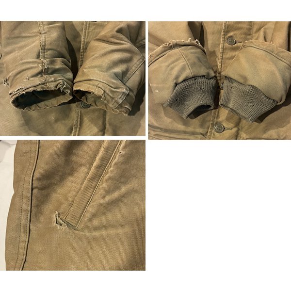 画像3: 40's【ビンテージ】【米軍実物】【U.S.NAVY】【N-1】【デッキジャケット】【US38程度】 