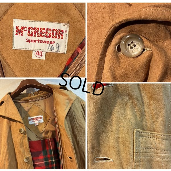 画像2: 〜80’s【ビンテージ】【McGREGOR】マクレガー ライナー付き【キャメル】スエードジャケット【US40】 