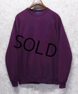 USA製【ラルフローレン】POLO RALPH LAUREN【紫】【クルーネックスウェット】【サイズXL】  