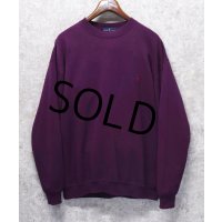 USA製【ラルフローレン】POLO RALPH LAUREN【紫】【クルーネックスウェット】【サイズXL】  