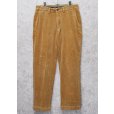画像1: ビンテージ【ラルフローレン】POLO RALPH LAUREN【preston pant】プレストンパンツ【ライトブラウン】【コーデュロイパンツ】【31×30】<br> (1)