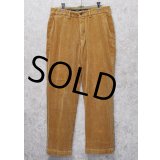 ビンテージ【ラルフローレン】POLO RALPH LAUREN【preston pant】プレストンパンツ【ライトブラウン】【コーデュロイパンツ】【31×30】 