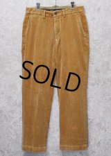 ビンテージ【ラルフローレン】POLO RALPH LAUREN【preston pant】プレストンパンツ【ライトブラウン】【コーデュロイパンツ】【31×30】 