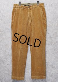 ビンテージ【ラルフローレン】POLO RALPH LAUREN【preston pant】プレストンパンツ【ライトブラウン】【コーデュロイパンツ】【31×30】 