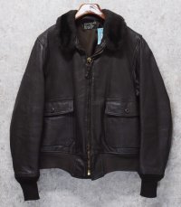 70's【米軍実物】【ビンテージ】【U.S.NAVY】BRILL BROS製【G-1 MIL-J-7823D】【フライトジャケット】【US44】 