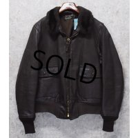 70's【米軍実物】【ビンテージ】【U.S.NAVY】BRILL BROS製【G-1 MIL-J-7823D】【フライトジャケット】【US44】 