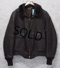 70's【米軍実物】【ビンテージ】【U.S.NAVY】BRILL BROS製【G-1 MIL-J-7823D】【フライトジャケット】【US44】 