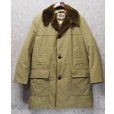 画像1: 程度良好!!【70’s】ビンテージ【ウールリッチ】WOOLRICH【襟ボア】【タンカラー】【コート】【US40】<br> (1)