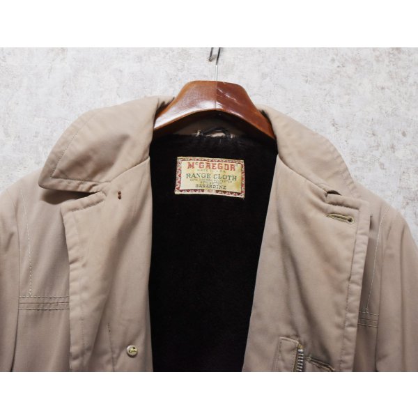 画像3: 70's【ビンテージ】【McGREGOR】マクレガー【RANGECLOTH】【ベージュ】フード付き【ロングコート】【ＵＳ４２】 