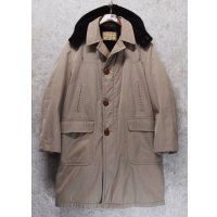 70's【ビンテージ】【McGREGOR】マクレガー【RANGECLOTH】【ベージュ】フード付き【ロングコート】【ＵＳ４２】 