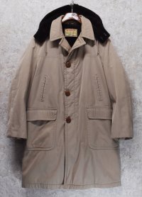 70's【ビンテージ】【McGREGOR】マクレガー【RANGECLOTH】【ベージュ】フード付き【ロングコート】【ＵＳ４２】 