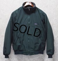 程度良好!! 90's【USA製】 ビンテージ【パタゴニア】patagonia ナイロン【緑×チャコール】【シェルドシンチラジャケット 】【裏フリースブルゾン】【サイズM】 