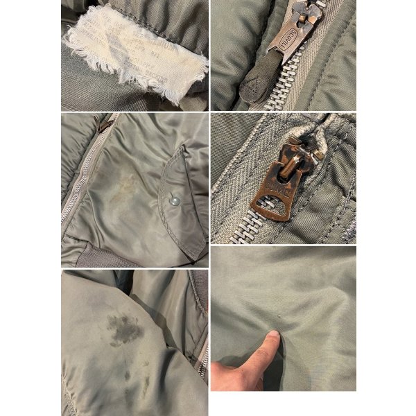 画像2: 70's【ビンテージ】【米軍実物】USAF【アルファ製造】【MA-1】【8279E】ALPHA 【サイズM】 