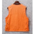 画像3: 【USA製】ビンテージ【filson】フィルソン【オレンジ】アクリル【ハンティングベスト】スナップボタン【US42】<br> (3)