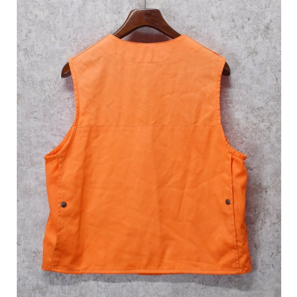 画像3: 【USA製】ビンテージ【filson】フィルソン【オレンジ】アクリル【ハンティングベスト】スナップボタン【US42】 
