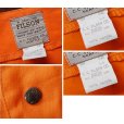 画像2: 【USA製】ビンテージ【filson】フィルソン【オレンジ】アクリル【ハンティングベスト】スナップボタン【US42】<br> (2)