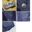 画像2: 80's~ ビンテージ【L.L.Bean】LLビーン【紺】【コーチジャケット】【ジャケット】ナイロンジャケット【サイズM程度】<br> (2)