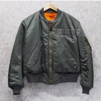 70's【ビンテージ】U.S.ARMY【米軍実物】USAF 【アルファ製造】【MA-1】【8279E】ALPHA 【サイズM】 