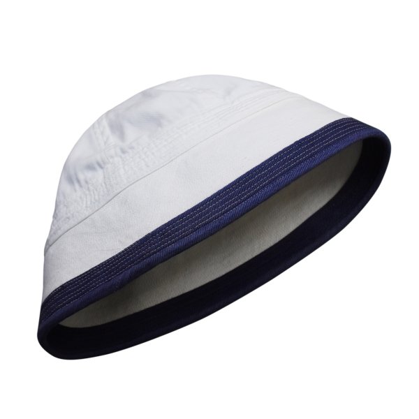 画像1: 40's~ ビンテージ【U.S.NAVY】ネイビーブルートリム【セーラーハット】 