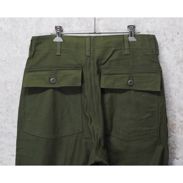 画像4: デッドストック【60's】【米軍実物】【ビンテージ】OG107【ベイカーパンツ】ダブルステッチ【ユーティリティパンツ】【34ｘ33】 