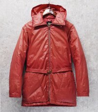〜80’ｓ【ビンテージ】【ALPINE DESIGN】【アルパインデザイン】【ベルト付き】赤ピンク【ダウンコート】【サイズM】 