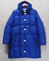 80's【USA製】【ビンテージ】【GERRY】【ジェリー】青【スロープコート】【ダウンジャケット】【W-L程度】レディース古着 
