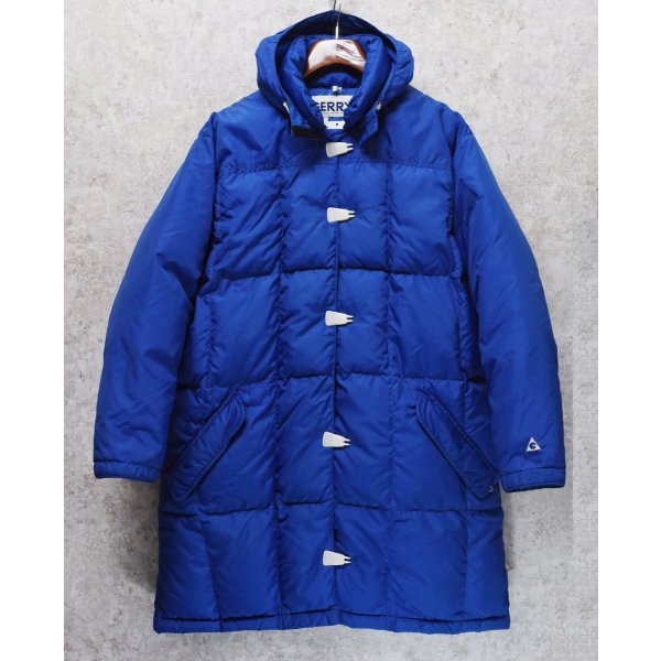 画像1: 80's【USA製】【ビンテージ】【GERRY】【ジェリー】青【スロープコート】【ダウンジャケット】【W-L程度】レディース古着 