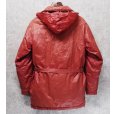 画像4: 〜80’ｓ【ビンテージ】【ALPINE DESIGN】【アルパインデザイン】【ベルト付き】赤ピンク【ダウンコート】【サイズM】<br> (4)