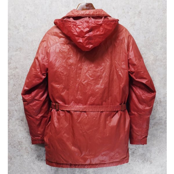 画像4: 〜80’ｓ【ビンテージ】【ALPINE DESIGN】【アルパインデザイン】【ベルト付き】赤ピンク【ダウンコート】【サイズM】 
