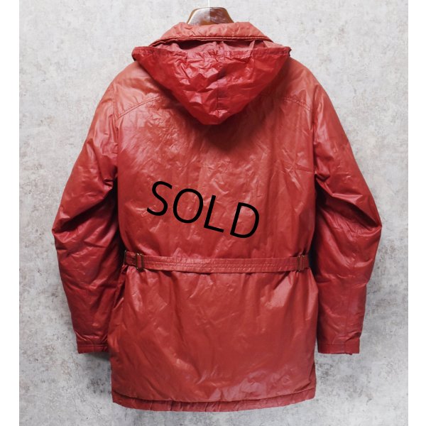 画像4: 〜80’ｓ【ビンテージ】【ALPINE DESIGN】【アルパインデザイン】【ベルト付き】赤ピンク【ダウンコート】【サイズM】 