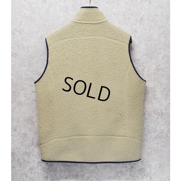 画像4: ビンテージ【パタゴニア】【patagonia】ベージュ【レトロパイルベスト】【フリースベスト】【サイズL】 