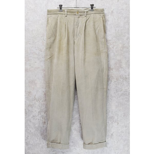 画像1: ビンテージ【ノーティカ】NAUTICA【ライトブラウン】【ベージュ】【コーデュロイパンツ】【34×30】 