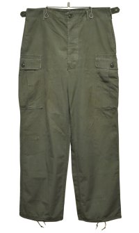 【60's】【米軍実物】【ビンテージ】 【U.S.ARMY】1st【初期型】ノンリップ【ジャングルファティーグパンツ】【M-R】 