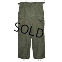 【60's】【米軍実物】【ビンテージ】 【U.S.ARMY】1st【初期型】ノンリップ【ジャングルファティーグパンツ】【M-R】 
