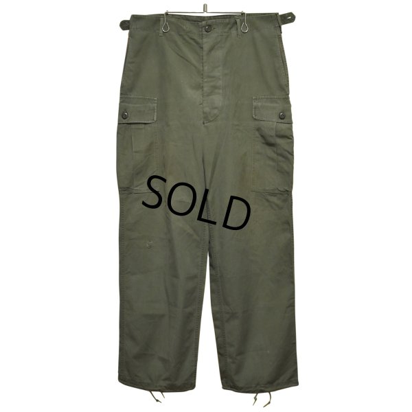 画像1: 【60's】【米軍実物】【ビンテージ】 【U.S.ARMY】1st【初期型】ノンリップ【ジャングルファティーグパンツ】【M-R】 