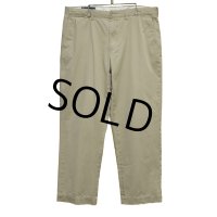 【ラルフローレン】POLO RALPH LAUREN 【ビンテージ】【Prospect Pant】プロスペクトパンツ【ベージュ】【コットンパンツ】【36×29】 