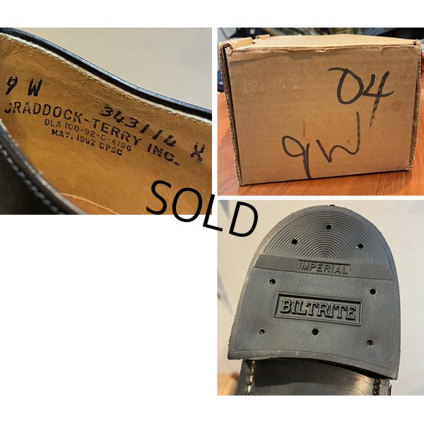 画像2: 【デッドストック】90's 米軍実物【U.S.NAVY】【サービスシューズ】【9W】27cm程度 