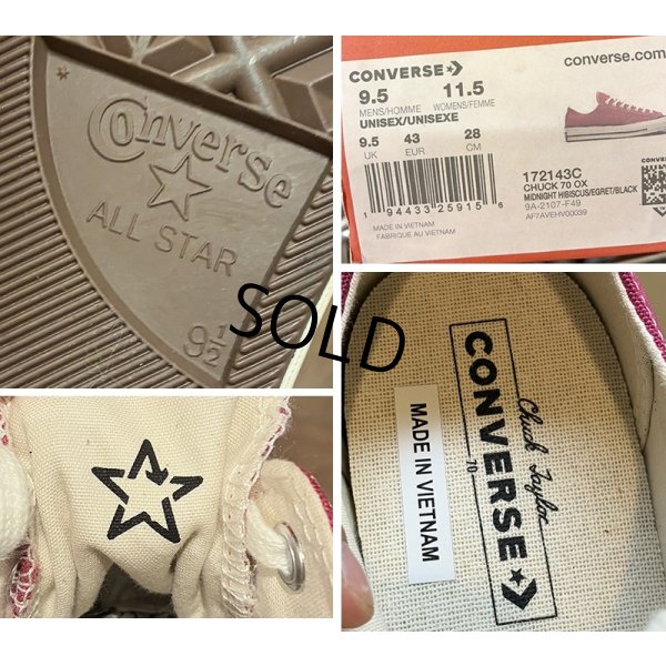 画像2: 【新品未使用】【コンバース】converse オールスター【CT70】MIDNIGHT HIBISCUS シューズ　9 1/2【28ｃｍ程度】　 