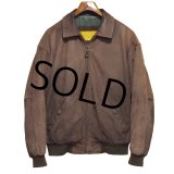 〜00’ｓ【ビンテージ】【Timberland】ティンバーランド【ブラウン】ヌバックレザー【カウハイド】【オールレザージャケット】【ジップアップブルゾン】【サイズL】 