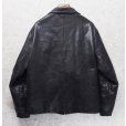 画像4: 【ビンテージ】オールドギャップ【GAP】【ギャップ】【ブラック】カーコート【レザージャケット】【サイズXL】<br> (4)