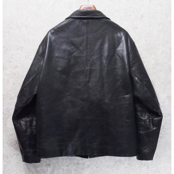 画像4: 【ビンテージ】オールドギャップ【GAP】【ギャップ】【ブラック】カーコート【レザージャケット】【サイズXL】 