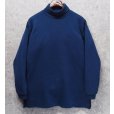 画像1: 90's【USA製】ビンテージ【LEE】【リー】【紺】無地【タートルネック】【スウェット】【サイズL】<br> (1)
