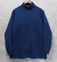 90's【USA製】ビンテージ【LEE】【リー】【紺】無地【タートルネック】【スウェット】【サイズL】 