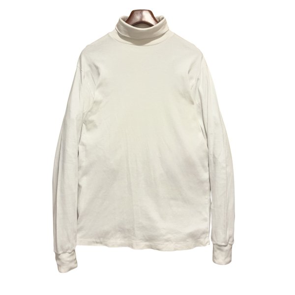 画像1: 〜90'ｓ【エディーバウアー】Eddie Bauer【白】無地【タートルネックロンT】【サイズL程度】 